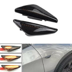 Smoked LED Fender Side Marker Lights for BMW X3 X5 X6 (2004-2023)