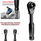 1/4 Inch 72 Tooth Ratchet Wrench for