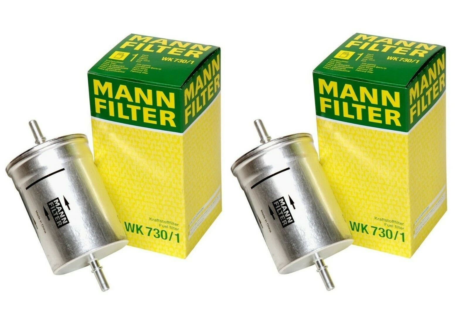 Set of 2 Fuel Filters for Audi A3 A4 Quattro TT VW Golf Jetta Passat (2000–2023)