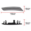 2Pcs Clear White LED Side Marker Light for Chevrolet Equinox (2022–2024)