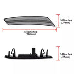 2Pcs Clear White LED Side Marker Light for Chevrolet Equinox (2022–2024)