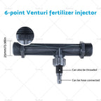 Irrigation Venturi Fertilizer Injector Kit 1/2" Water Tube Filter
