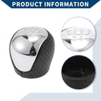 5 Speed Manual Gear Shift Knob for Hyundai Elantra (2009–2012) Faux Leather Black