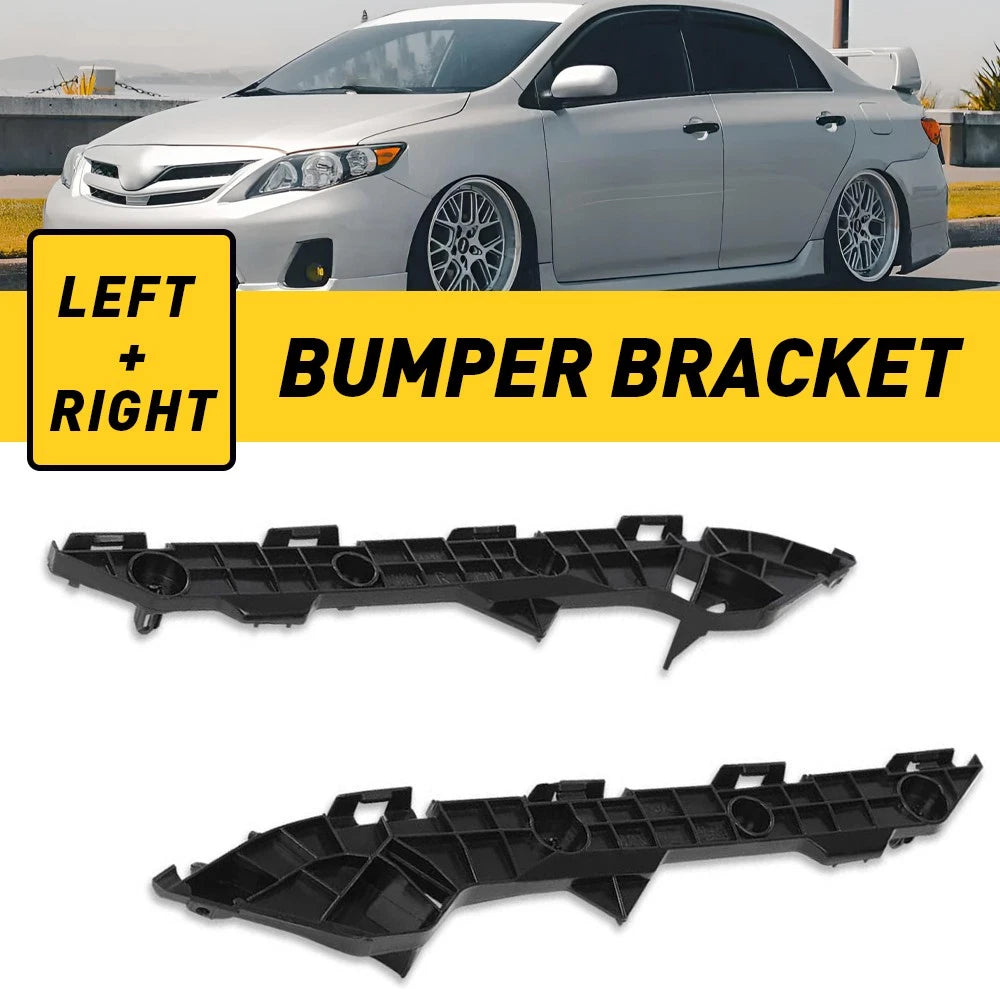 Pair Rear Bumper Bracket Support for Toyota Corolla (2009–2013)