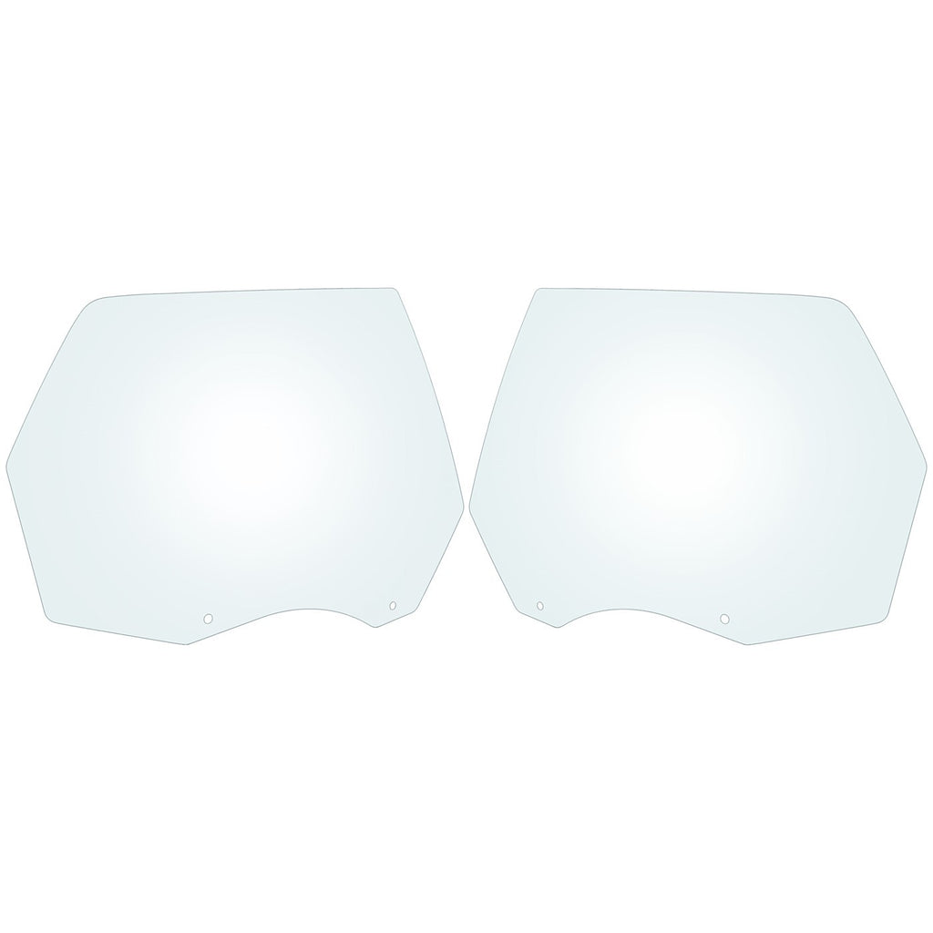 Set of 2 Rear Door Glasses for Dodge Durango