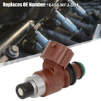 Set of 4 Fuel Injectors for Honda CB500F CB500X CB500XA (2013–2018) 16450-MFJ-D01
