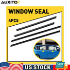 Set of 4 Door Belt Weather Strip Molding Seal for Honda Fit Jazz (2008–2013)