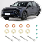 Fuel Injector Clamp Bolt & Seal Washer O Ring Set 16pcs for Berlingo II (2008–2018)