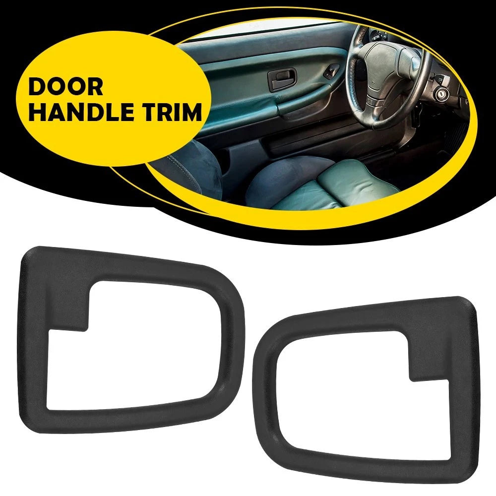 2X Inner Door Handle Trim LH RH for BMW E36 3-Series (1992–1999) Z3 (1996–2002)
