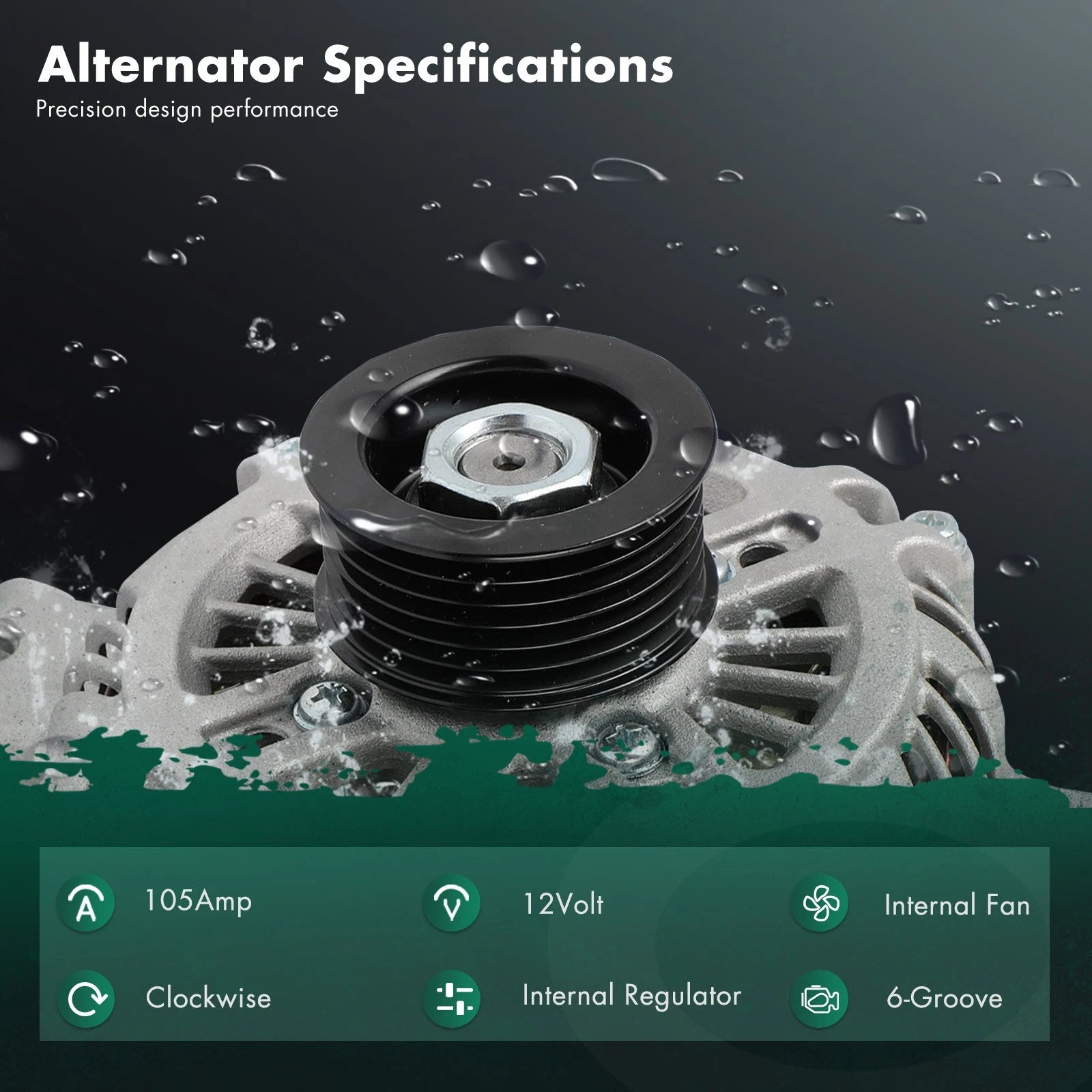 Alternator for Ford Explorer V6 4.0L 115A (2009–2010) 9L2T10300BA 11275