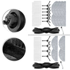 Main Side Brush Filter Mop Cloth Accessories for lubluelu L40 B40 L15 (N/A)