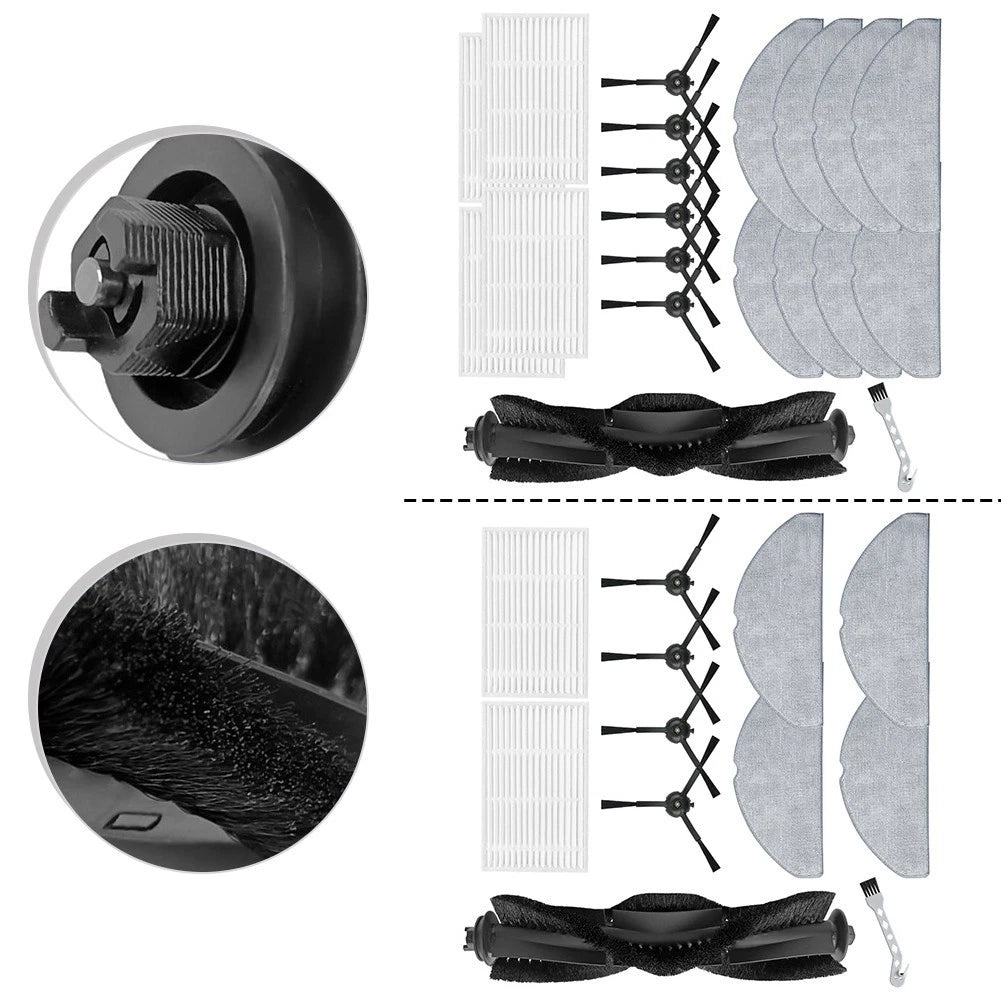 Main Side Brush Filter Mop Cloth Accessories for lubluelu L40 B40 L15 (N/A)