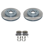 Brake Rotors & Akebono ProACT Pads Kit for Lexus RX 330 350 400h (2004–2008)