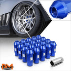 20Pcs M12x1.5 Closed End Knurled Top Acorn Lug Nuts for