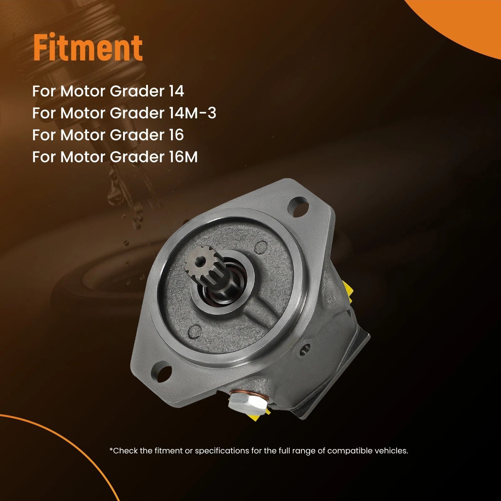 Fuel Transfer Pump for Caterpillar Motor Grader 14 14M-3 966H (1999–2010)