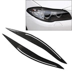 2X Headlight Eyebrows Eyelids Trim for BMW 5 Series F10 (2014–2016)
