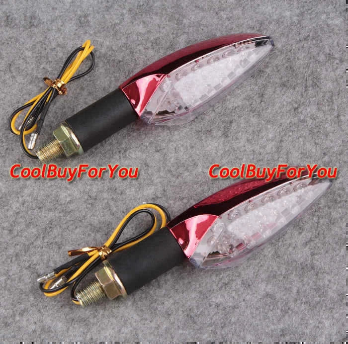 Red LED Turn Signal Lights for Universal Vehicles
