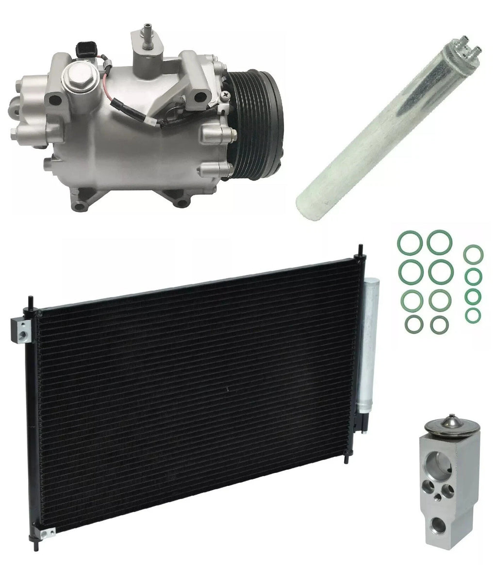 A/C Compressor Kit With Condenser for Acura ILX 2.4L (2015–2016)