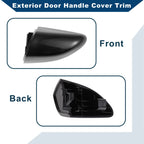 Exterior Door Handle Cover Trim for Hyundai Sonata (2015–2019) Black ABS