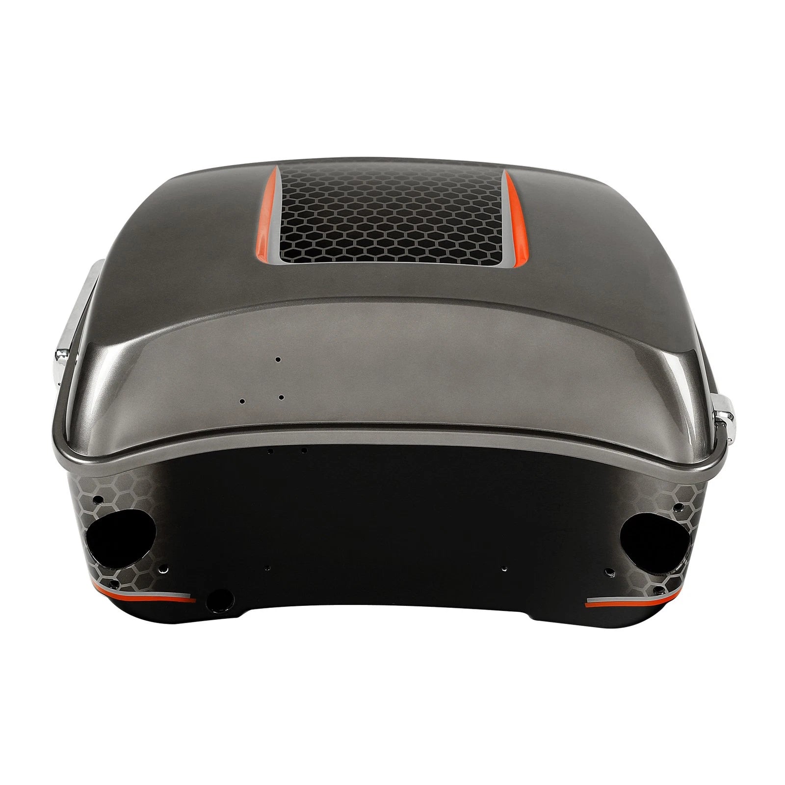 King Trunk for Harley Touring (2014–Present) Black Honeycomb Fade