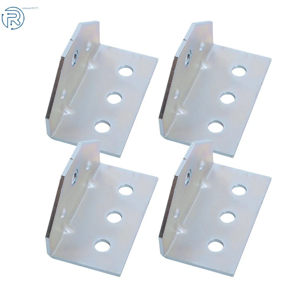 Set of 4 Swivel Top Bunk Bracket Kits for Boat Trailers (8")