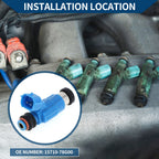 Fuel Injector No. 15710-78G00 for Mazda BT-50/B-2.6 (Year Range Not Specified)