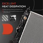 Radiator with Transmission Oil Cooler for Chevy Cruze (2011–2019)