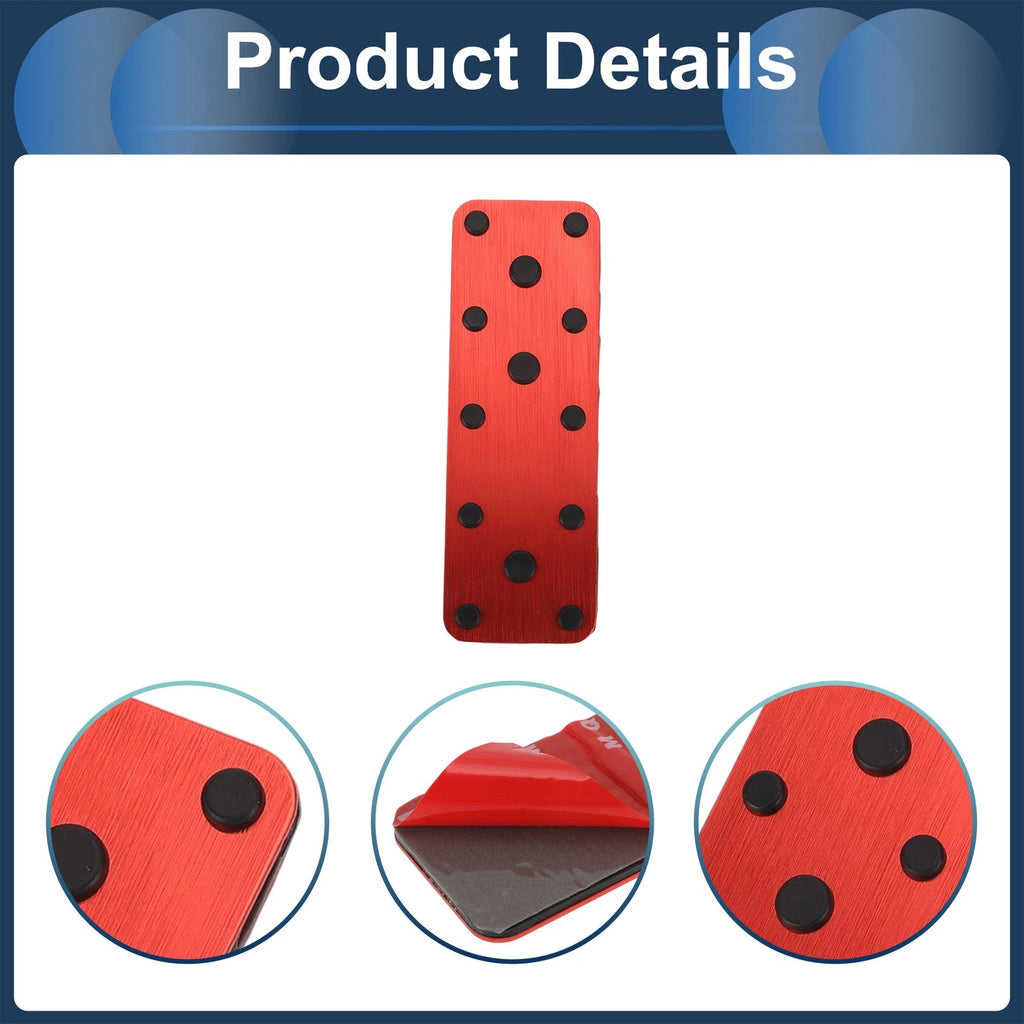 Footrest Pedals Cover for Subaru Forester (2003–2005) Aluminum Alloy Red