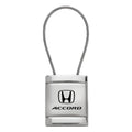 Satin-Chrome Cable Keychain - Officially Licensed for Honda Accord