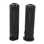 1" Black Cut Handle Bar Hand Grips for Harley VRSC XL XR Dyna Softail (1996–Present)