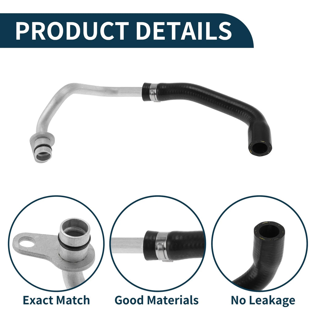 Radiator Hose for BMW X5 (2011–2013) No. 11537583899 Metal Black