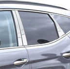 Luxury FX Stainless Pillar Posts 6pc for Hyundai Santa Fe 2013–2018