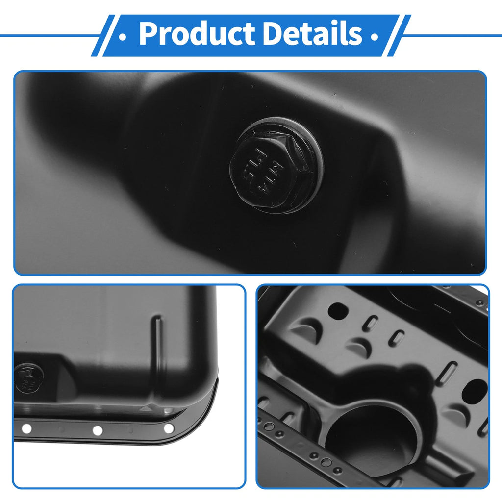 1 Pc Engine Oil Pan No.11200P2E000 for Honda Civic (1996–2000) Iron Black