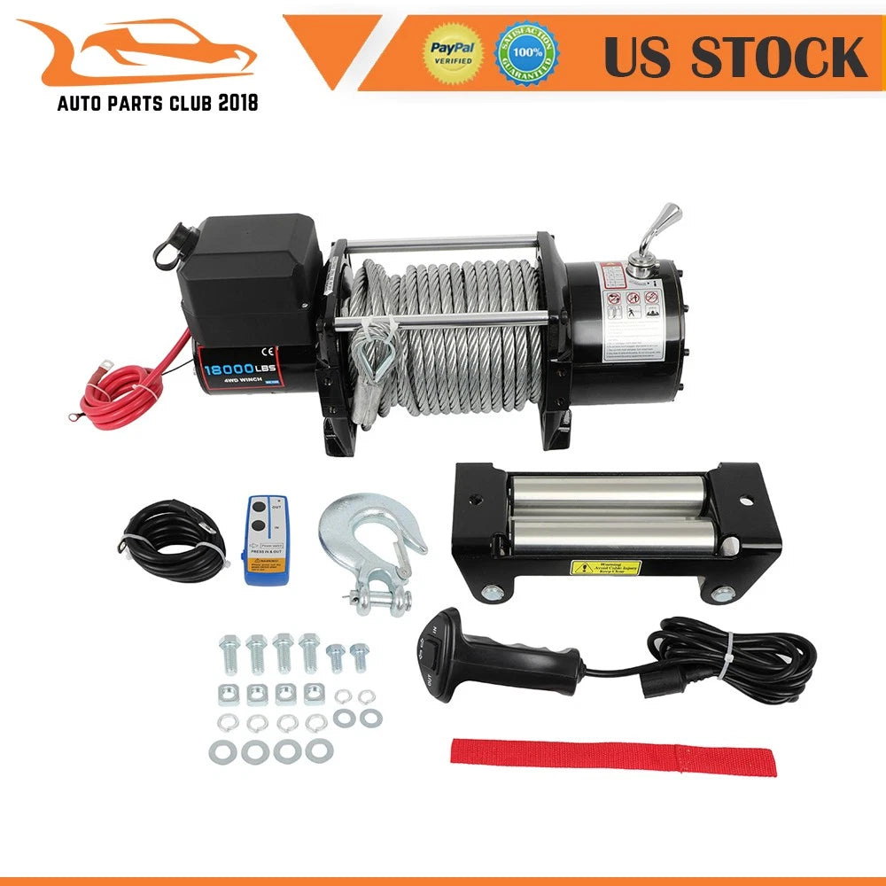 Electric Winch 18000lbs for Truck Trailer SUV (Off-Road)