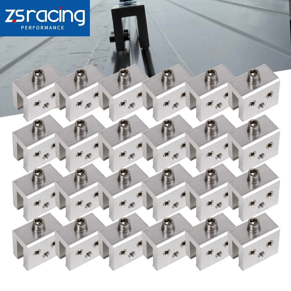 24PCS Standing Seam Roof Clamps for Solar Panel Racking