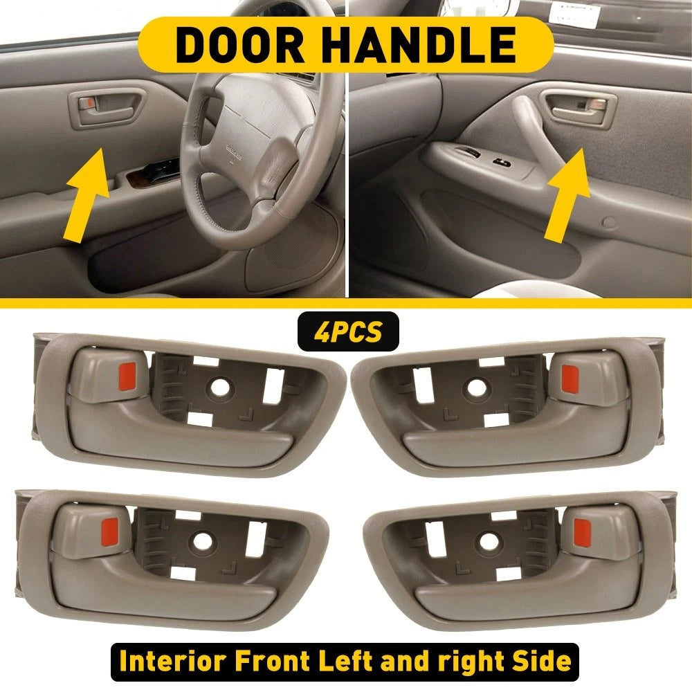 Set of 2 Door Handles for Toyota Camry (2002–2006) Inner Beige