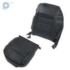 Leather Perforated Driver Bottom Back Seat Cover for Ford Mustang GT (2010–2014)