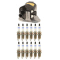 Set of 12 Bosch Ignition Coils & Double Iridium Spark Plugs for BMW 7 8 Series