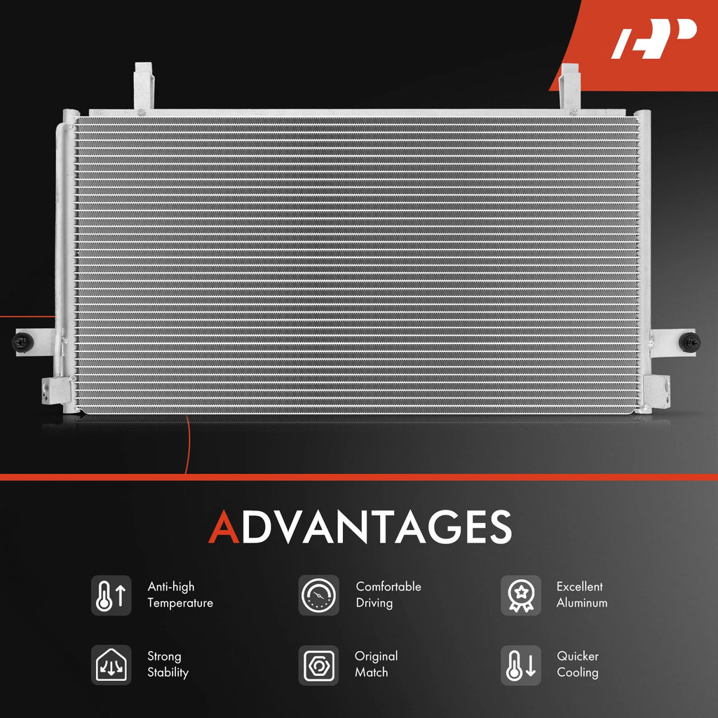 A/C Condenser with Bracket for Nissan Pathfinder (1996–1998) INFINITI QX4