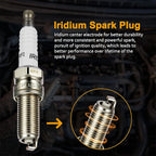 6 Pack Ignition Coils & Spark Plugs for Jeep Grand Cherokee V6 3.6L (2011–2020) UF648