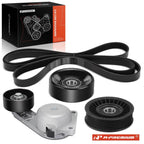 Set of 4 Serpentine Belt Drive Components for Ford Expedition (2002)
