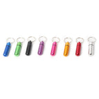 Waterproof Pill Box Case Keyring Aluminum Container for Outdoor Use