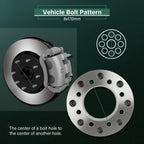 2X 2" Wheel Adapters 8x170 to 8x200 14x1.5 for Ford F250 Super Duty (2003–2022)