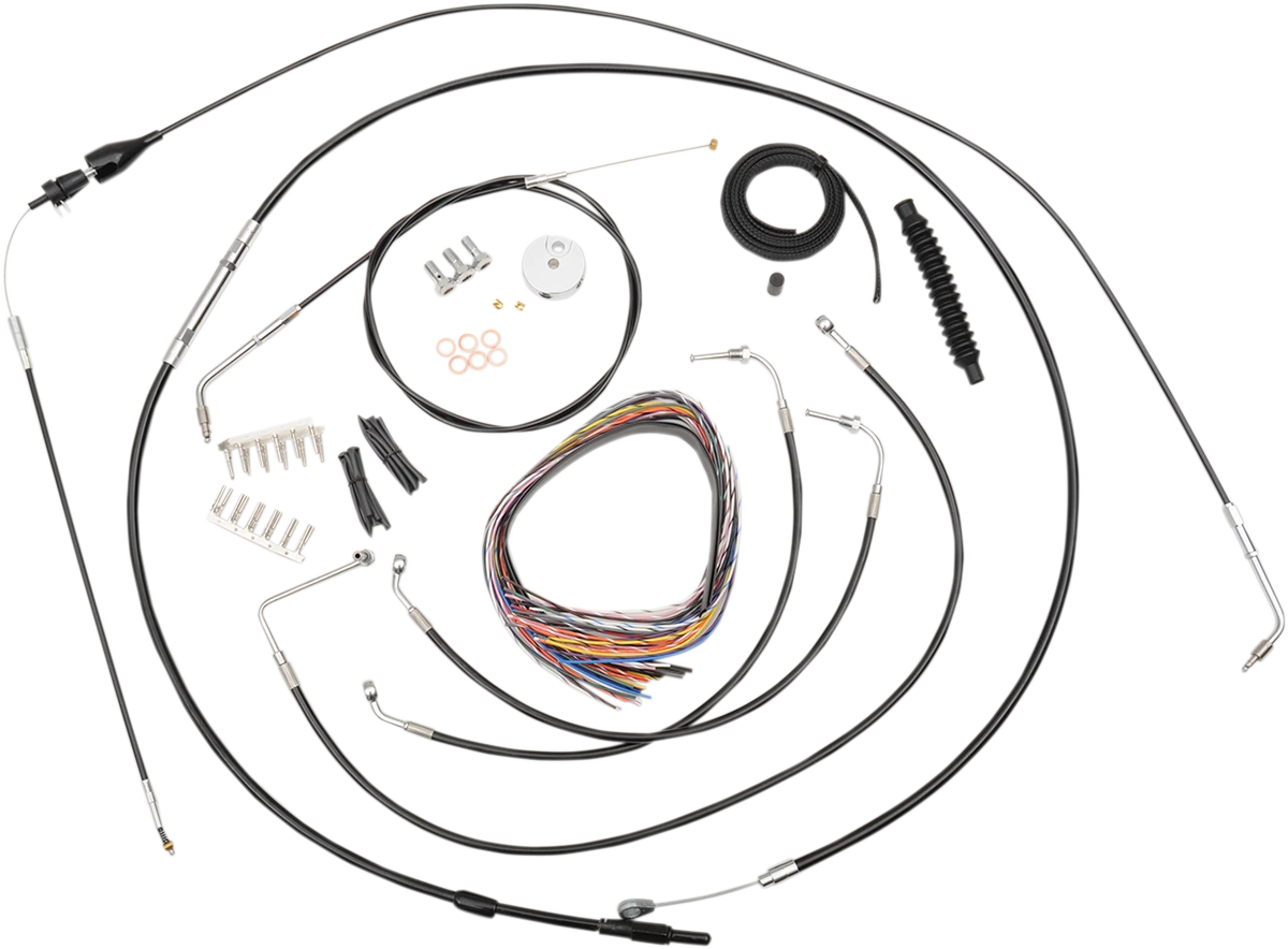 Handlebar Cable/Brake Line Kit for LA Choppers (18" - 20" Handlebars)