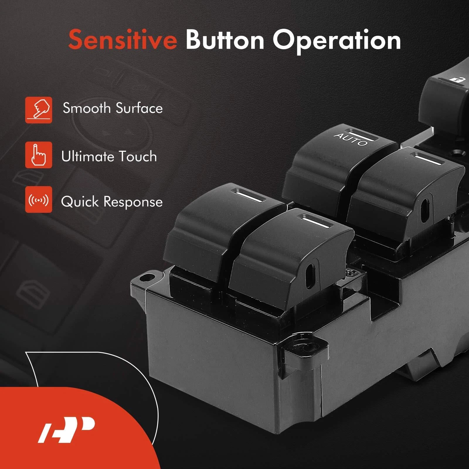Front Left Power Window Switch for Honda Civic (2014–2015)