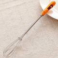 1pc Manual Whisk Beater Stainless Steel Tool for Coffee Cooking Mixer