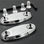 Mirror Block Off Base Plates for Honda CBR 600 F4 F4i 900 RR 929 954 1000RR Chrome