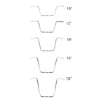 Chrome Ape Hanger Handlebar 1" for Harley Softail (10"/12"/14"/16")