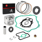 Top End Kit Piston Ring Gasket Seal for Club Car Golf Cart DS Precedent (FE350)