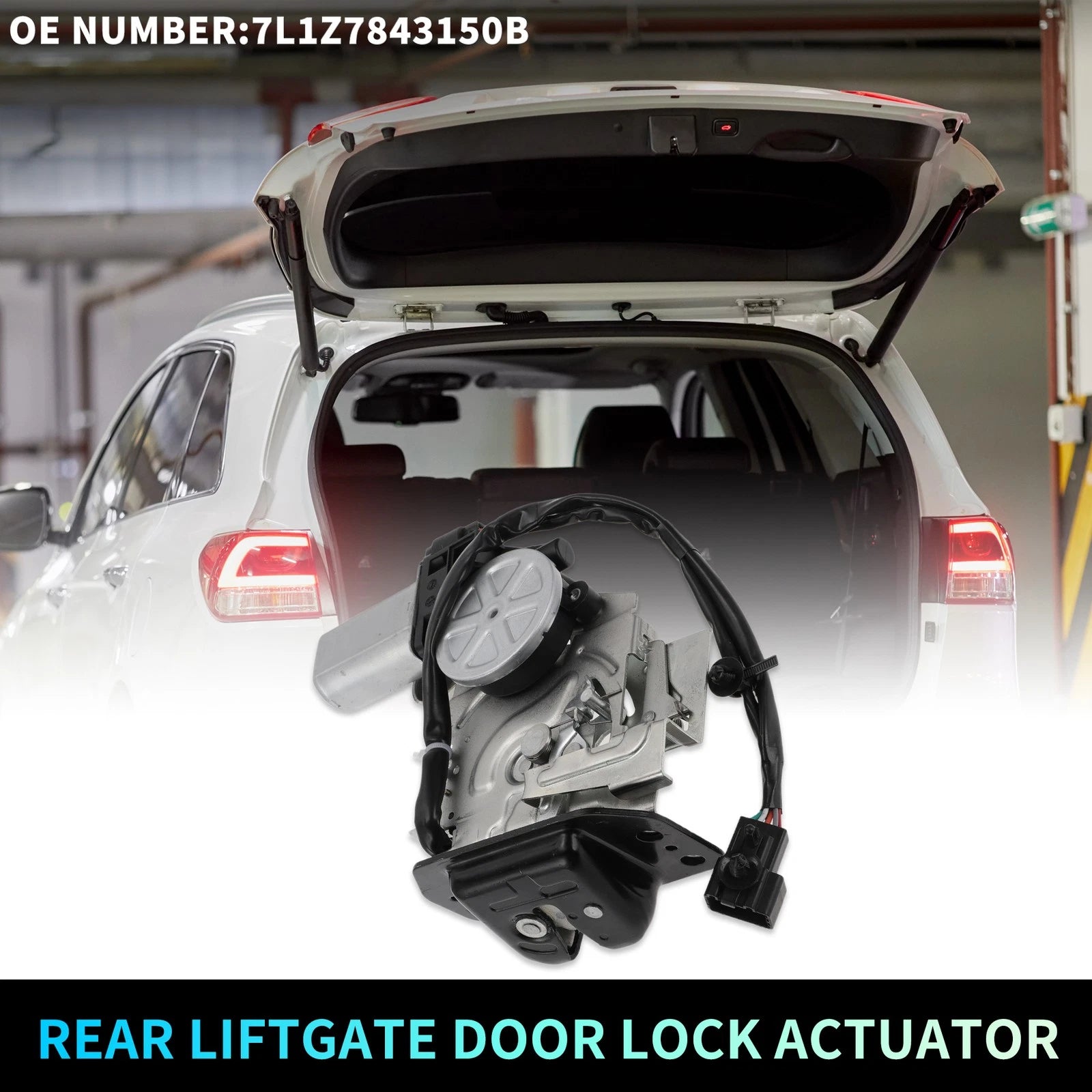 Rear Liftgate Door Lock Actuator Motor for Ford Flex (2009–2014) No. 7L1Z7843150B